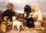 Richard ansdell,R.A. The Lucky Dogs oil